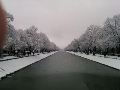 Promenade hivernale au château de Nymphenburg. 18 février 2018.