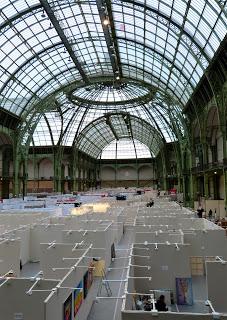 Grand Palais / Paris/ installation de Art en Capital fevrier 2018