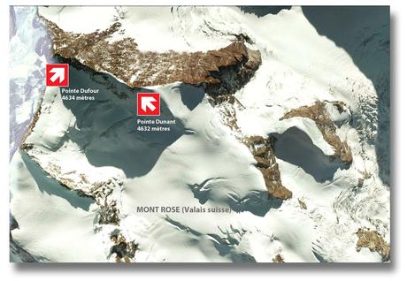 Le plus haut sommet suisse en hommage au CICR…