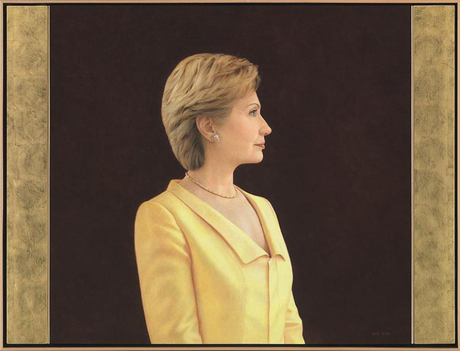 Les nouveaux portraits des Obama pour la National Portrait Gallery de Washington Hillary Clinton (Ginny Stanford) ; Laura Bush (Aleksander Titovets) ; Michelle Obama (Amy Sherald)