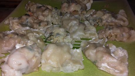 Raviolis chinois à la vapeur aux crevettes