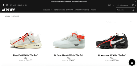 La première plateforme “Made In France” pour l’achat/vente de sneaker