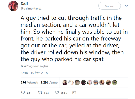 Un road rage de toute beauté !