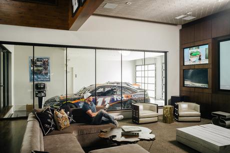 Elan Denny Hamlin Home garage