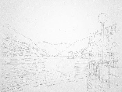 Le Lac de Lugano au printemps (Lombardie) Le Lac de Lugano au printemps (Lombardie)