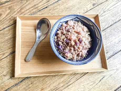 Purple Lutsubo express – Quinoa au chou rouge