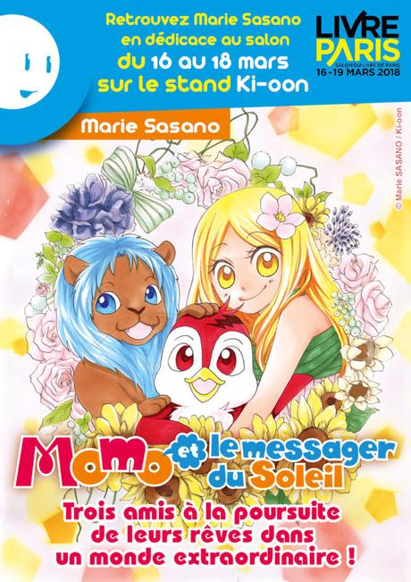 La mangaka Marie SASANO (Momo et le messager du Soleil) invitée de Ki-oon à Livre Paris 2018