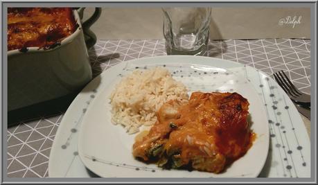 Gratin de Poireaux et Dos de Colin Gratin de Poireaux et Dos de Colin