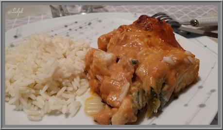 Gratin de Poireaux et Dos de Colin Gratin de Poireaux et Dos de Colin