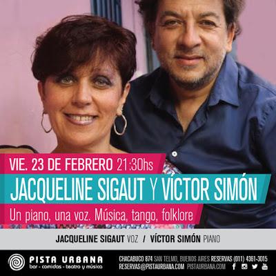Jacqueline Sigaut et Victor Simón vendredi à Pista Urbana [à l'affiche]