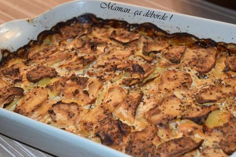 Gratin de navets boule d'or à la moutarde à l'ancienne