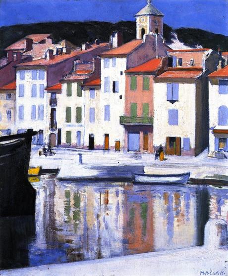 The Harbour Cassis - Francis Campbell Boileau Cadell, The Harbour Cassis, 1923.