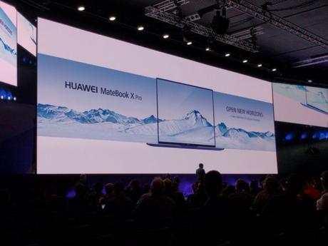 MWC 2018 : Huawei présente son MateBook X Pro.