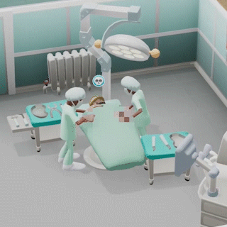 8 minutes de gameplay vidéo pour Two Point Hospital !