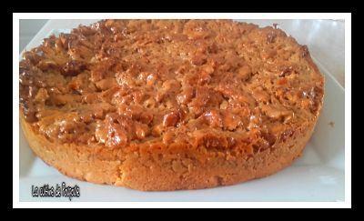 Gâteau aux noix caramélisées d'Anne LC au thermomix ou sans Gâteau aux noix caramélisées d'Anne LC au thermomix ou sans