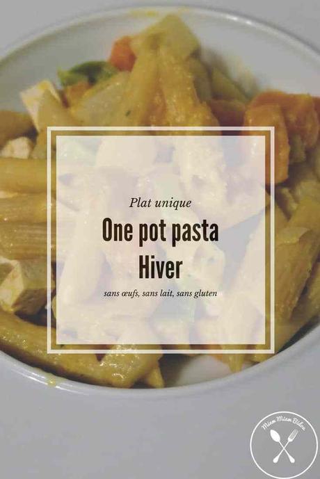 One pot pasta aux légumes d’hiver