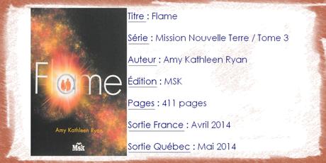 Mission Nouvelle Terre #3 Flame d’Amy Kathleen Ryan