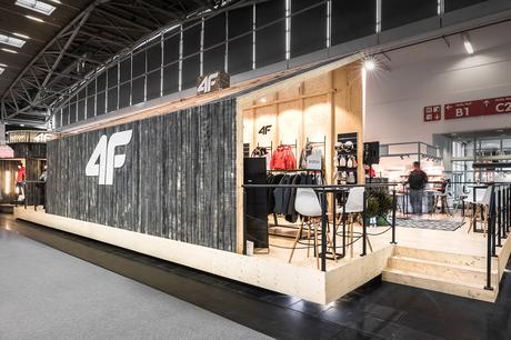 La marque 4F présente la collection olympique avec un stand signé mode:lina