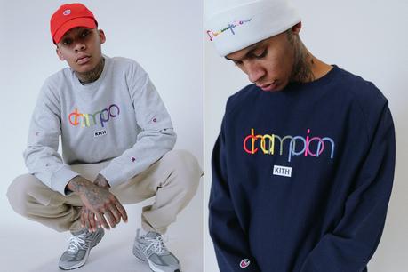 Le loobook de la collection Kith x Champion est arrivé kith champion