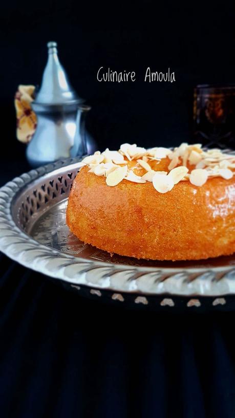 Gâteau de semoule à la marocaine
