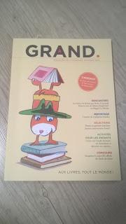 Un nouveau magazine à découvrir: GRAND, magazine de littérature jeunesse