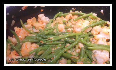 Poêlée d’haricots, chou-fleur au paprika fumé au thermomix ou sans Poêlée d’haricots, chou-fleur au paprika fumé au thermomix ou sans