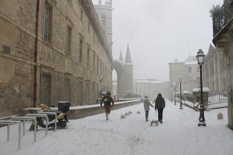 Neige à Montpellier Neige à Montpellier