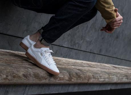 La Puma Basket Deluxe White Gum revient dans un modèle mixte