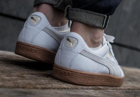 La Puma Basket Deluxe White Gum revient dans un modèle mixte