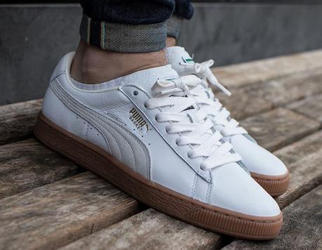 La Puma Basket Deluxe White Gum revient dans un modèle mixte