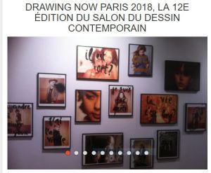 Salon du dessin 2018 …………………..  21/26 Mars 2018
