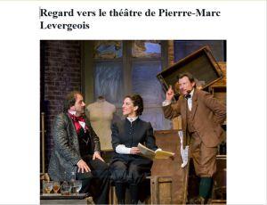Regard vers le théâtre de Pierre-Marc Levergeois – « Le cercle de Whitechapel » Théâtre du Lucernaire.