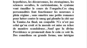 Regard vers le théâtre de Pierre-Marc Levergeois – « Le cercle de Whitechapel » Théâtre du Lucernaire.