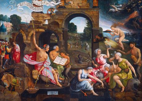 Saul_and_the_Witch_of_Endor_by_Jacob_Cornelisz_van_Oostsanen 1526 Rijkmuseum