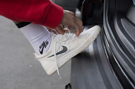 Nyjah Huston présente sa première skate shoes chez Nike SB