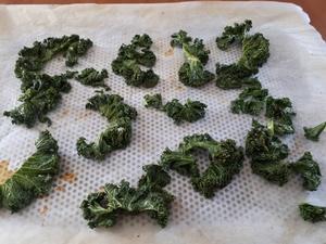 Chips de Chou Kale épicées Cliquer sur les photographies