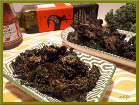 Chips de Chou Kale épicées Chips de Chou Kale épicées