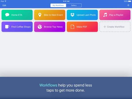 App du jour : Workflow (iPhone & iPad – gratuit) App du jour : Workflow (iPhone & iPad – gratuit)