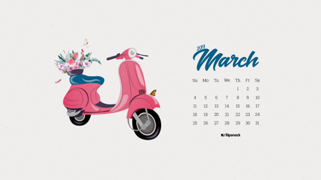 Calendrier mars 2018 – March 2018 calendar