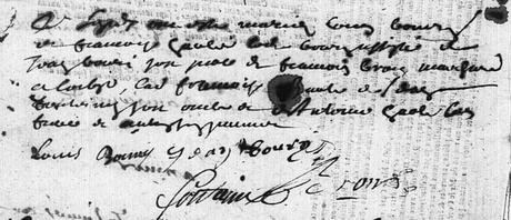 [ Corbie ] Noces d’or du 7 janvier 1761 BOURRY Louis et Françoise HARLE