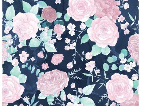 {Déco} les nouveaux papiers peints floraux chez Hexoa *