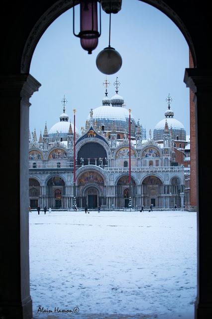 La neige à Venise