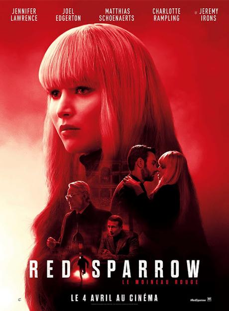 Nouvelle affiche VF pour Red Sparrow de Francis Lawrence