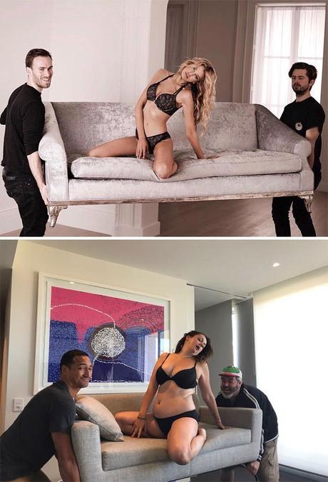 Cette comédienne australienne Céleste Barber reproduit avec humour des photos de célébrités ! Cette comédienne australienne Céleste Barber reproduit avec humour des photos de célébrités !