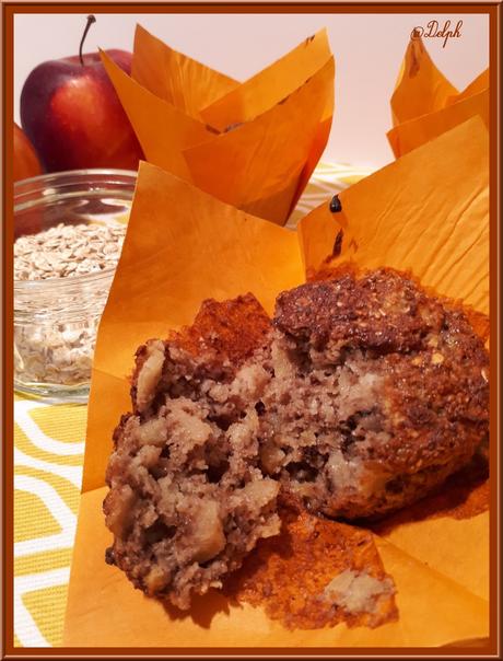 Muffins aux flocons d'avoine et Pommes