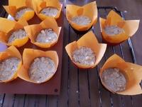 Muffins aux flocons d'avoine et Pommes Cliquer sur les photographies pour les agrandir