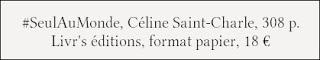 [Chronique] #SeulAuMonde - Céline Saint-Charle