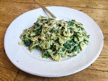 Popeye pasta – Mes pâtes aux épinards (pasta con spinaci)