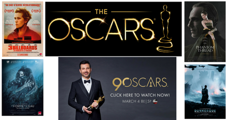 OSCARS 2018 – Découvrez le palmarès complet de la 90 ème cérémonie des Oscars (Actus)