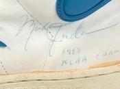 Converse portés Michael Jordan lors titre NCAA enchères